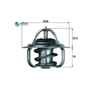 ��������� � ���������� [82�C] Ford Focus I - III, Mondeo IV, Fiesta IV - VI 1.25 - 1.6L 1995 - Mahle TX583D TX583D ����