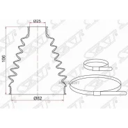 ������� ����� (�����/ �������) Nissan Juke 10-20 / Leaf 09-17 SAT TC-114, �������� TC114 ����