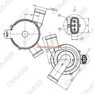 ����� ������� ���������� /GMB ��� Audi A4 A5 A6 Volkswagen Amarok; Gewvw020; 03L965561A 701713330 GMB GEWVW020 ����