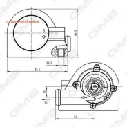 ����� ������� ���������� /GMB ��� VW Passat Golf Jetta 20052010 Audi A3 Sportback 20042013; Gewvw033; 1K0965561D GMB GEWVW033 ����