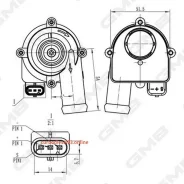 ����� ������� ���������� /GMB ��� Audi A4 A5 A6 Q5 Q7 2012; Gewvw023; 06H121601G GMB GEWVW023 ����
