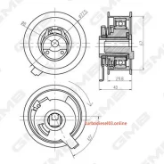 �������� ����� ��� /� ����� GMB ��� Audi A3 19962001 Skoda Fabia Praktik Octavia 19962010; 67*30; GTB0300; V55491 ATB2252 18956 GMB GTB0300 ����
