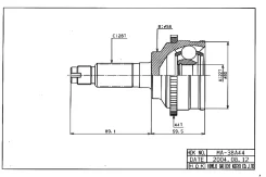 ���� �������� /������ /����� HDK ��� Capella 19972002 4WD; 22*56*28; MA038A44; GD212550X HDK MA038A44 ����