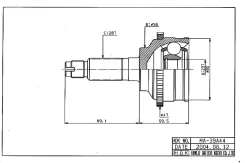 ���� �������� /�������� ������ /����� HDK ��� Capella 19972002; 23*56*28; MA039A44; (TG6839Z44) GG012560X HDK MA039A44 ����
