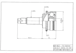 ���� �������� /HDK ��� Corsa 19941999 EL51 4EFE; TO036A48; (TG9536 TO036 0110036A48) 4347019826 HDK TO036A48 ����