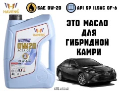 Havens Hybrid. 0W-20, �������������, 4��. ����