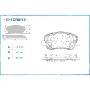 ������� ��������� �������� KIA Picanto III (TRW GDB2329) C11CR0115 Cworks C11CR0115 C11CR0115 ����