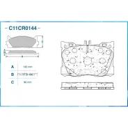 ������� ��������� �������� Mercedes W205/W213/GLC (X253/C253) 15- C11CR0144 Cworks C11CR0144 C11CR0144 ����