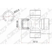 ���������� ���������� ���� Lexus RX 97-09 / Mitsubishi ASX 10- SAT ST-04371-13020 ST0437113020 ����
