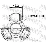 ������� 25X42.2 0116-ZVW30 Febest 0116ZVW30 0116ZVW30 ����