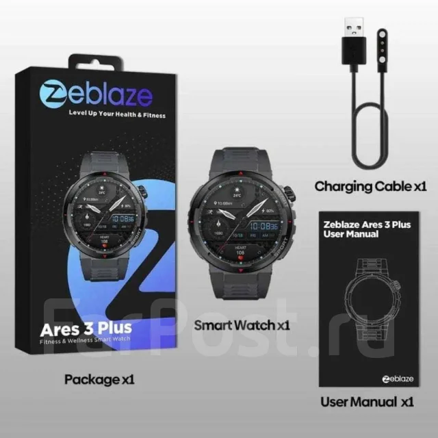 Zeblaze Ares 3. GPS, IP68 ����