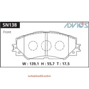 �������� ��������� ������� Advics �������� Advics SN138 ����