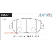 �������� ��������� ������� Advics �������� Advics SN687 ����