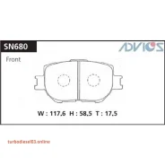 �������� ��������� ������� Advics �������� Advics SN680 ����