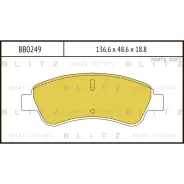 ������� ��������� Peugeot 307 00- �����. Blitz BB0249 BB0249 ����