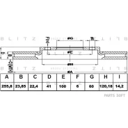 ���� ��������� Daewoo Lanos/Nexia 95- �����. ����. Blitz BS0112 BS0112 ����