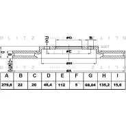 ���� ��������� AUDI A4/A6/A8 95- �����. ����. Blitz BS0156 BS0156 ����
