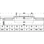 ���� ��������� MB Sprinter 95- �����. ����. Blitz BS0151 BS0151 ����