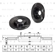 ���� ��������� Suzuki SX4 06- �����. ����. Blitz BS0265 BS0265 ����