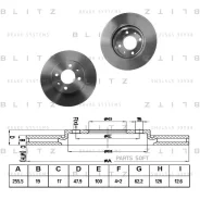 ���� ��������� Hyundai GETZ 02- �����. ����. Blitz BS0280 BS0280 ����