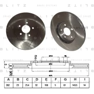 ���� ��������� Chrysler Sebring/Stratus/Caravan 95- �����. ����. Blitz BS0388 BS0388 ����