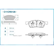 ������� ��������� �������� Dodge Durango/JEEP Grand Cherokee (TRW GDB4603) C11CR0128 Cworks C11CR0128 C11CR0128 ����