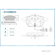 ������� ��������� �������� (AUDI 100/A6 (C4 (TRW GDB1049) C11CR0319 Cworks C11CR0319 C11CR0319 ����