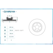 ���� ��������� Mazda 6 12-/CX-5 11- �������� ����. Cworks C210R2164 C210R2164 ����