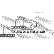 ���������� ������� ����� Lexus LS430/Celsior UCF30 2000-2006 0121-UCF30LH Febest 0121UCF30LH 0121UCF30LH ����