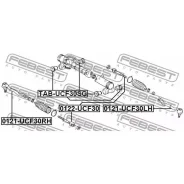 ���������� ������� ������ Lexus LS430/Celsior UCF30 2000-2006 0121-UCF30RH Febest 0121UCF30RH 0121UCF30RH ����