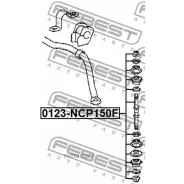 ���� ������������� �������� Toyota AYGO KGB10/WNB10 2005- 0123-NCP150F Febest 0123NCP150F 0123NCP150F ����