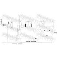 ����������� gas.twin tube | ����� ��� | Febest 02110014FL 02110014FL ����