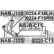 ����� ����� Nissan JUKE 0224-F15LH Febest 0224F15LH 0224F15LH ����