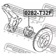 ������� �������� � ����� Nissan X-Trail T32 2014- 0282-T32F Febest 0282T32F 0282T32F ����