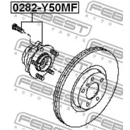 ������� � ����� �������� Infiniti M35/45 2004-2010, Infiniti Q70/M (Y51) 2010- 0282-Y50MF Febest 0282Y50MF 0282Y50MF ����