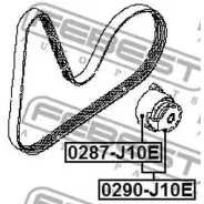 ���������� ����� Nissan Qashqai J10E 2006.12-2013.12 0290-J10E Febest 0290J10E 0290J10E ����
