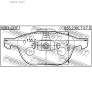 ������� ��������� �������� 0501-CRF Febest 0501CRF 0501CRF ����