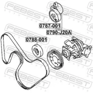 ���������� ����� 0790-J20A Febest 0790J20A 0790J20A ����