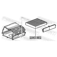 ������ �������� 1043-001 Febest 1043001 1043001 ����