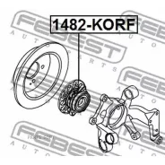 ������� ������ Ssang YONG Korando C 2002-2013 �����. Febest 1482KORF 1482KORF ����