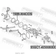 ������ �������������� ������ ����� Mercedes W463 1992-2018 1699-W463OS Febest 1699W463OS 1699W463OS ����