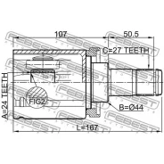 ���� ���������� ����� 24x44x27 1911-X3 Febest 1911X3 1911X3 ����