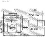 ���� ���������� 32X40X25 Chrysler Sebring (JR) 2001-2006 2011-SEB Febest 2011SEB 2011SEB ����