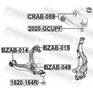 ����� ������� ����� ������ JEEP Grand Cherokee IV (WK2) 2010- 2020-Gcupf Febest 2020Gcupf 2020GCUPF ����