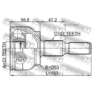 ���� ������� 23�63�27 FORD Focus CDH 2012- 2110-CDH Febest 2110CDH 2110CDH ����