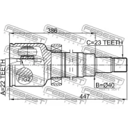 ���� ����� ������ FORD Focus II CB4 2008-2011 2111-Fociimtrh Febest 2111Fociimtrh 2111FOCIIMTRH ����