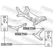 ����� ������� FORD Transit TT9 2006-2014 ������ �����. ����. Febest 2120TTGF 2120TTGF ����
