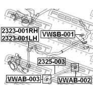 ����� �������� 2325-003 Febest 2325003 2325003 ����