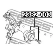 ������� � ����� �������� Skoda Octavia II 2004-2012 2382-003 Febest 2382003 2382003 ����