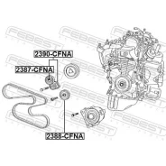 ���������� ����� 2390-CFNA Febest 2390CFNA 2390CFNA ����